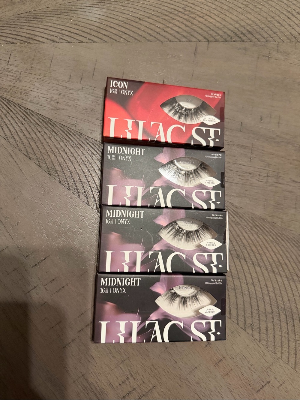 MIDNIGHT and ICON 16MM Onyx False Eyelashes — Black, Dramatic Volume